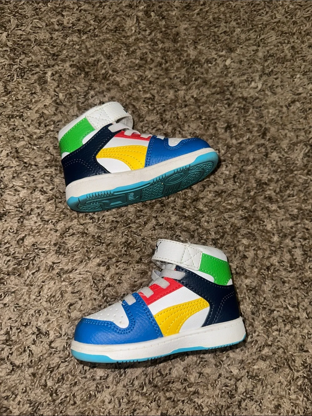 Puma Kids Rebound Layup High Top Sneakers